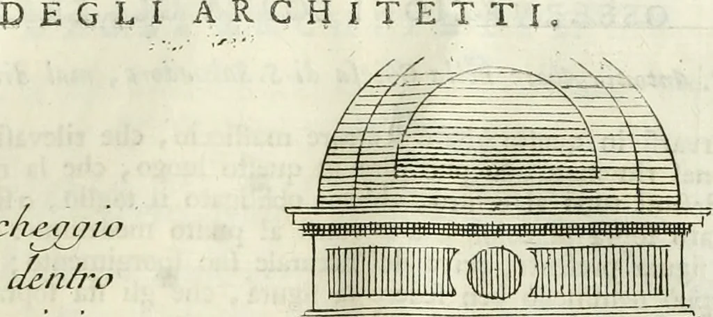 An illustration from Osservazioni di Antonio Visentini, architetto veneto, che servono di continuazione al Trattato di Teofilo Gallaccini sopra gli errori degli architetti, 1771, leaf 116