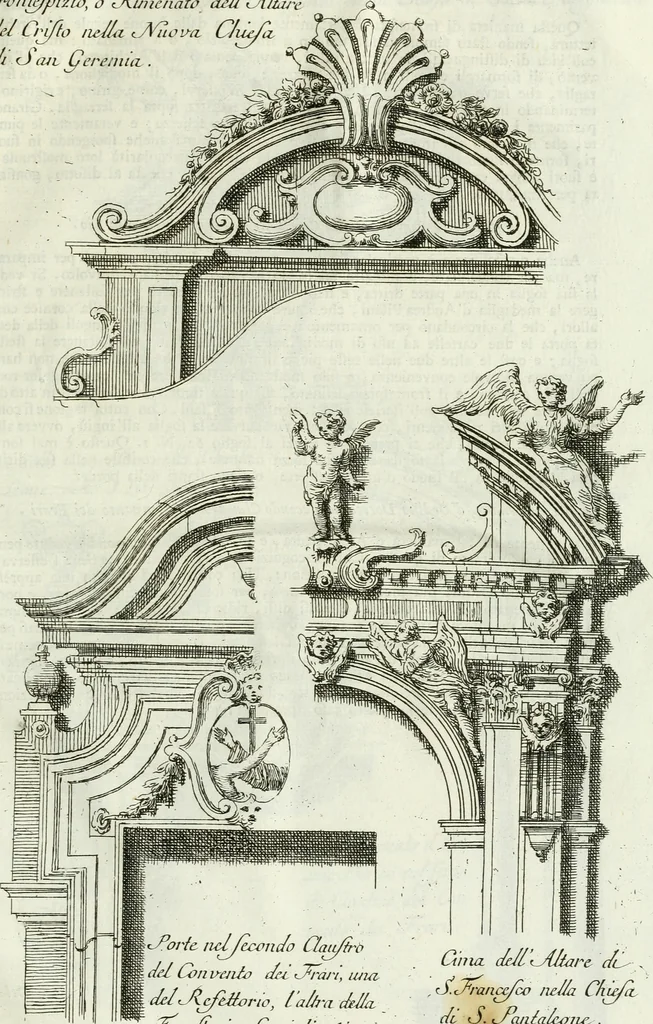 An illustration from Osservazioni di Antonio Visentini, architetto veneto, che servono di continuazione al Trattato di Teofilo Gallaccini sopra gli errori degli architetti, 1771, leaf 134