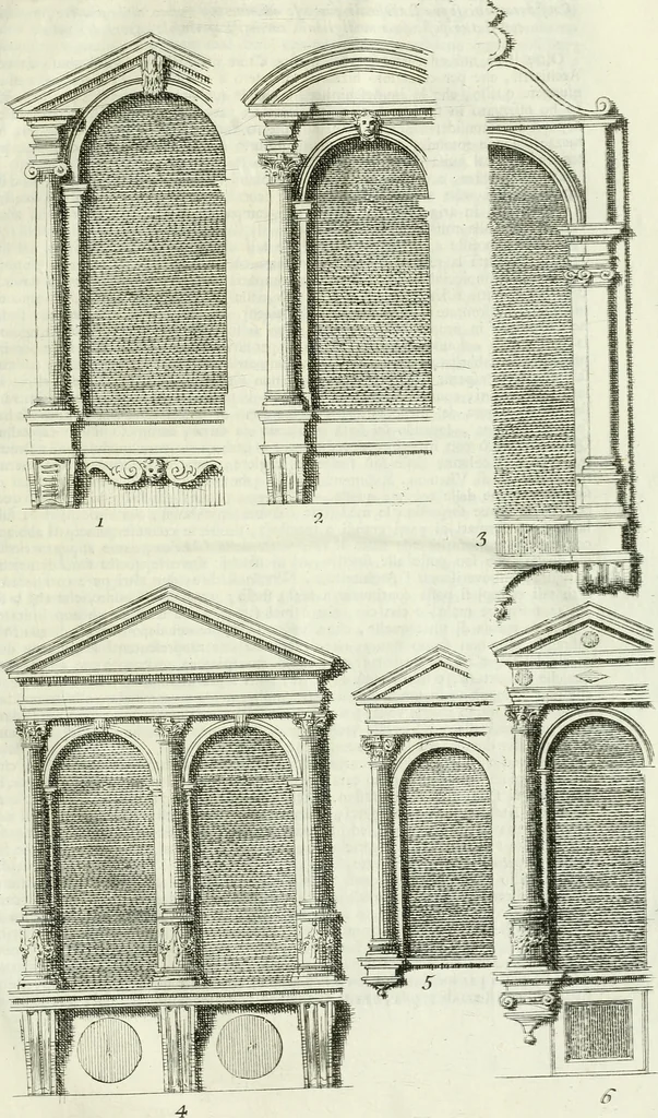 An illustration from Osservazioni di Antonio Visentini, architetto veneto, che servono di continuazione al Trattato di Teofilo Gallaccini sopra gli errori degli architetti, 1771, leaf 144