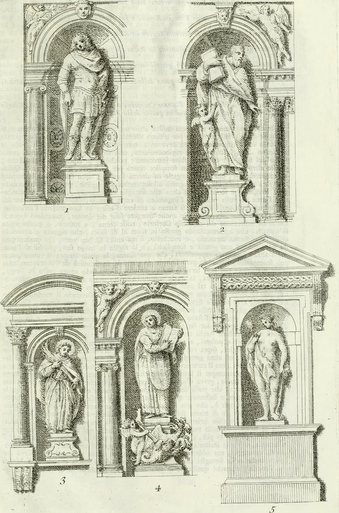 An illustration from Osservazioni di Antonio Visentini, architetto veneto, che servono di continuazione al Trattato di Teofilo Gallaccini sopra gli errori degli architetti, 1771, leaf 148