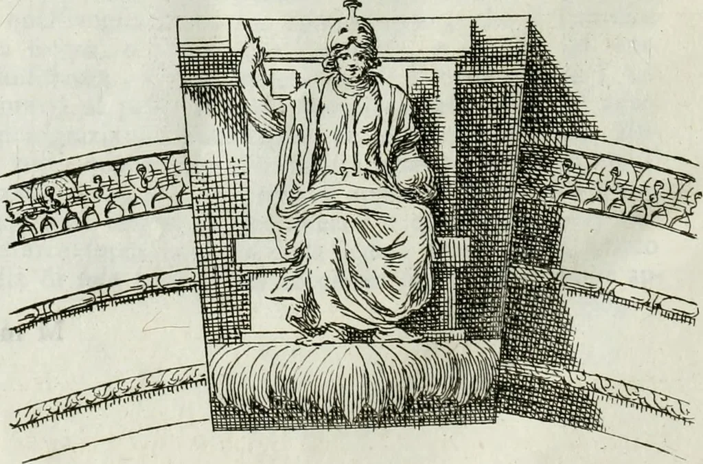 An illustration from Osservazioni di Antonio Visentini, architetto veneto, che servono di continuazione al Trattato di Teofilo Gallaccini sopra gli errori degli architetti, 1771, leaf 151