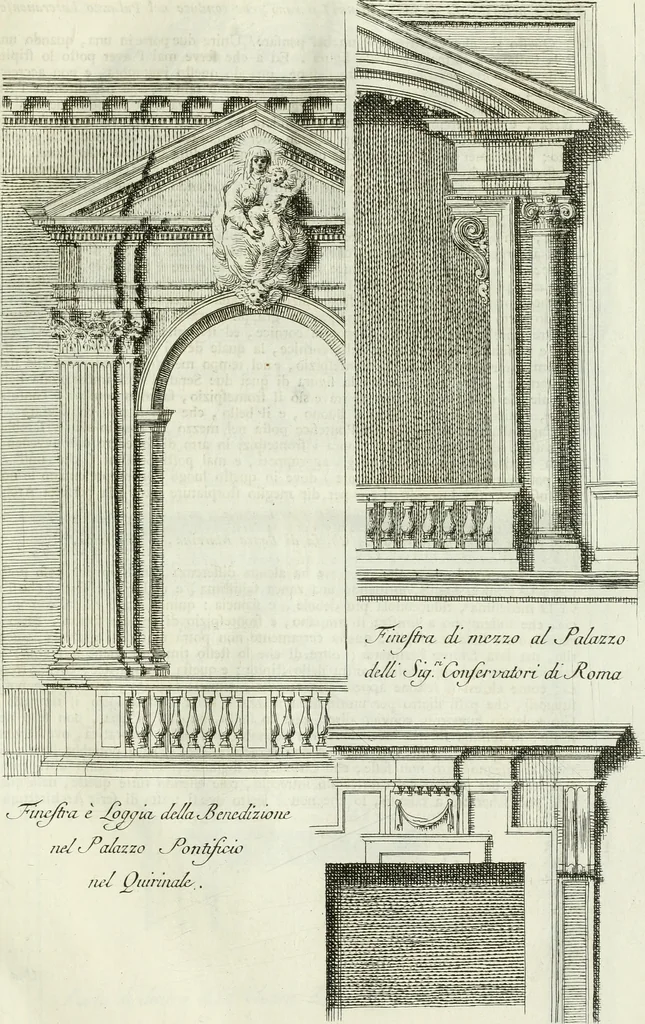An illustration from Osservazioni di Antonio Visentini, architetto veneto, che servono di continuazione al Trattato di Teofilo Gallaccini sopra gli errori degli architetti, 1771, leaf 18
