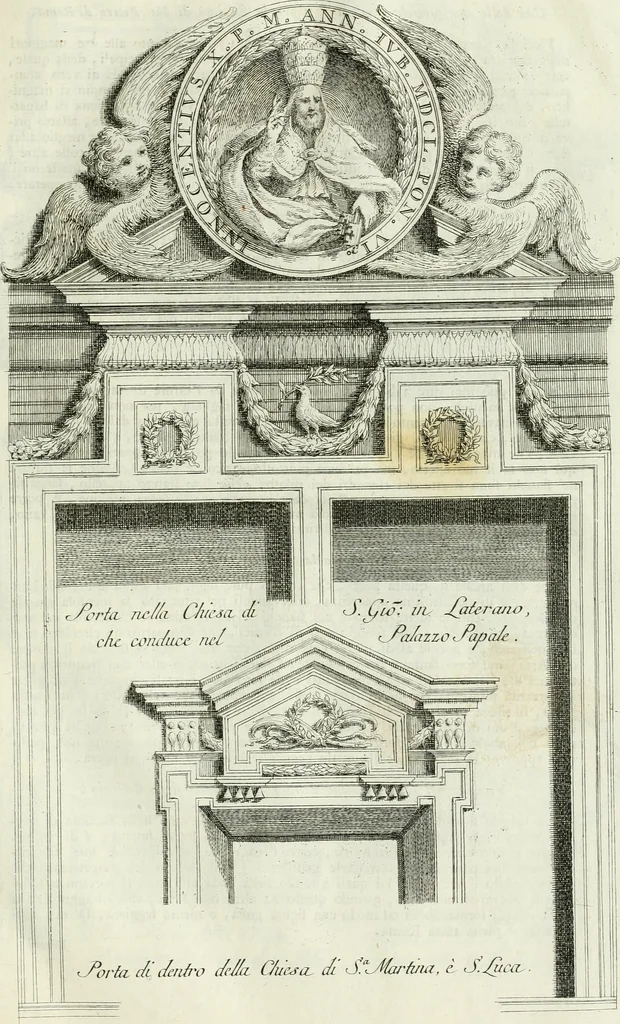 An illustration from Osservazioni di Antonio Visentini, architetto veneto, che servono di continuazione al Trattato di Teofilo Gallaccini sopra gli errori degli architetti, 1771, leaf 20