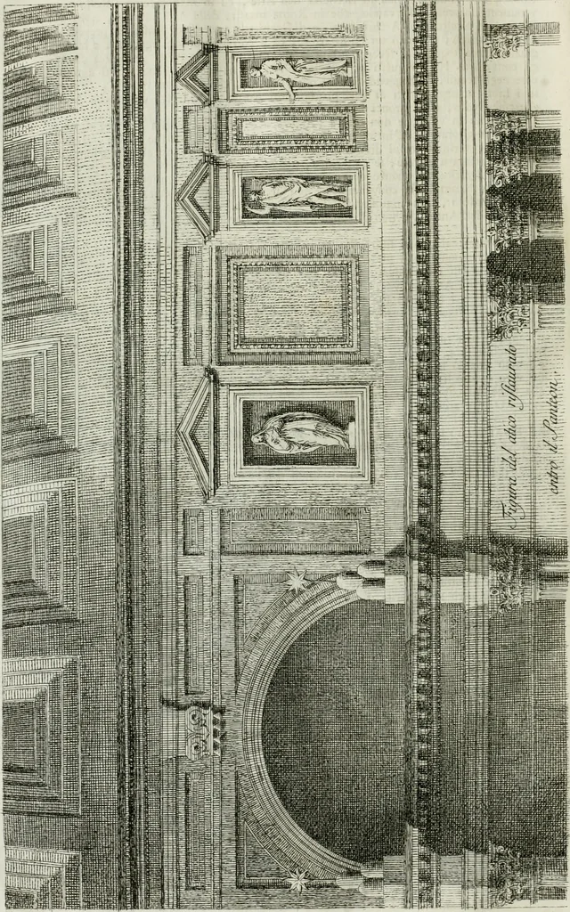 An illustration from Osservazioni di Antonio Visentini, architetto veneto, che servono di continuazione al Trattato di Teofilo Gallaccini sopra gli errori degli architetti, 1771, leaf 33