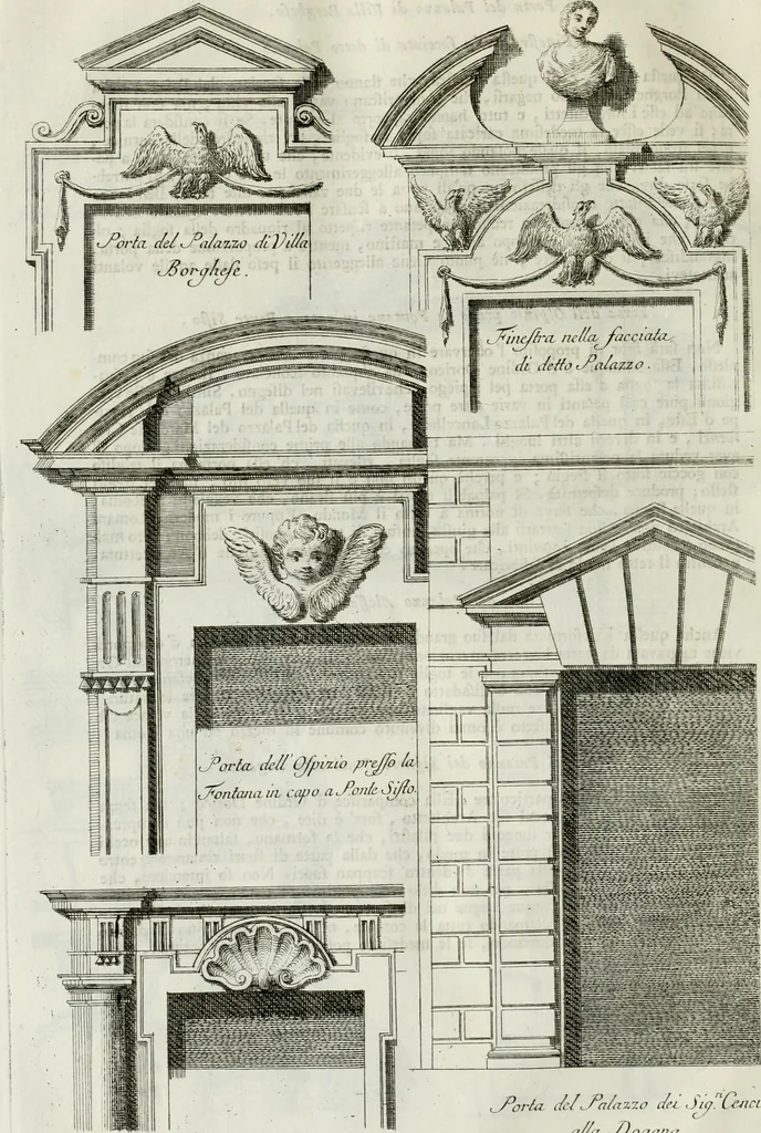 An illustration from Osservazioni di Antonio Visentini, architetto veneto, che servono di continuazione al Trattato di Teofilo Gallaccini sopra gli errori degli architetti, 1771, leaf 45