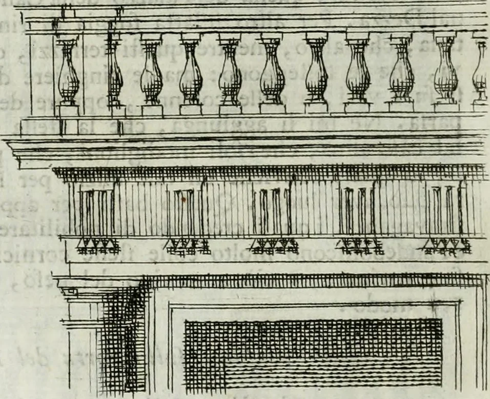An illustration from Osservazioni di Antonio Visentini, architetto veneto, che servono di continuazione al Trattato di Teofilo Gallaccini sopra gli errori degli architetti, 1771, leaf 51
