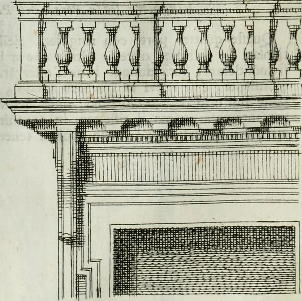 An illustration from Osservazioni di Antonio Visentini, architetto veneto, che servono di continuazione al Trattato di Teofilo Gallaccini sopra gli errori degli architetti, 1771, leaf 51
