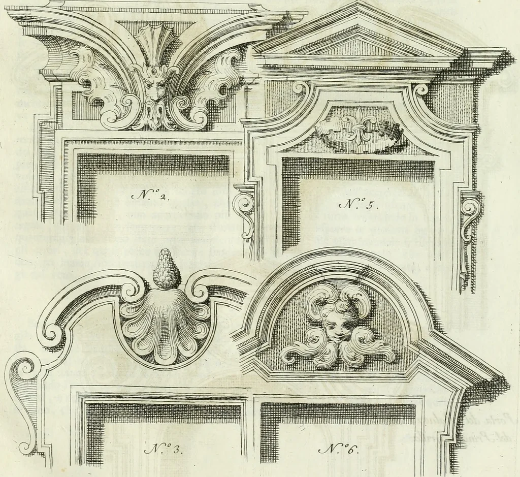 An illustration from Osservazioni di Antonio Visentini, architetto veneto, che servono di continuazione al Trattato di Teofilo Gallaccini sopra gli errori degli architetti, 1771, leaf 54