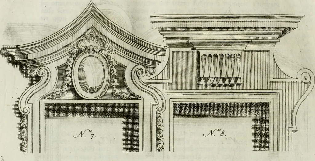An illustration from Osservazioni di Antonio Visentini, architetto veneto, che servono di continuazione al Trattato di Teofilo Gallaccini sopra gli errori degli architetti, 1771, leaf 55