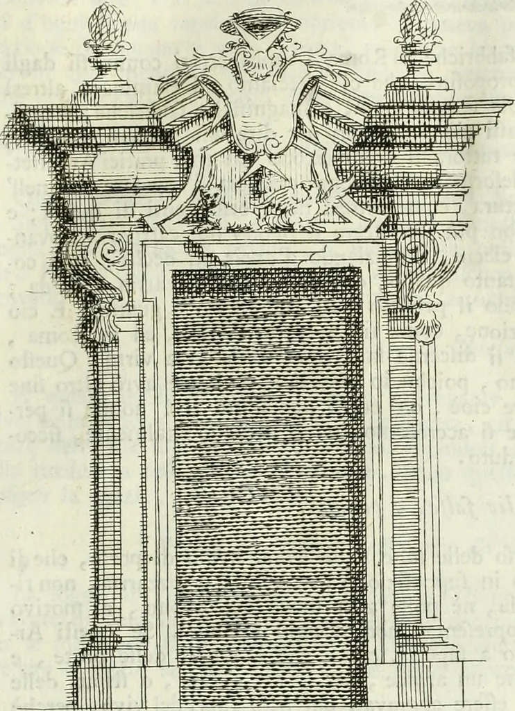 An illustration from Osservazioni di Antonio Visentini, architetto veneto, che servono di continuazione al Trattato di Teofilo Gallaccini sopra gli errori degli architetti, 1771, leaf 62