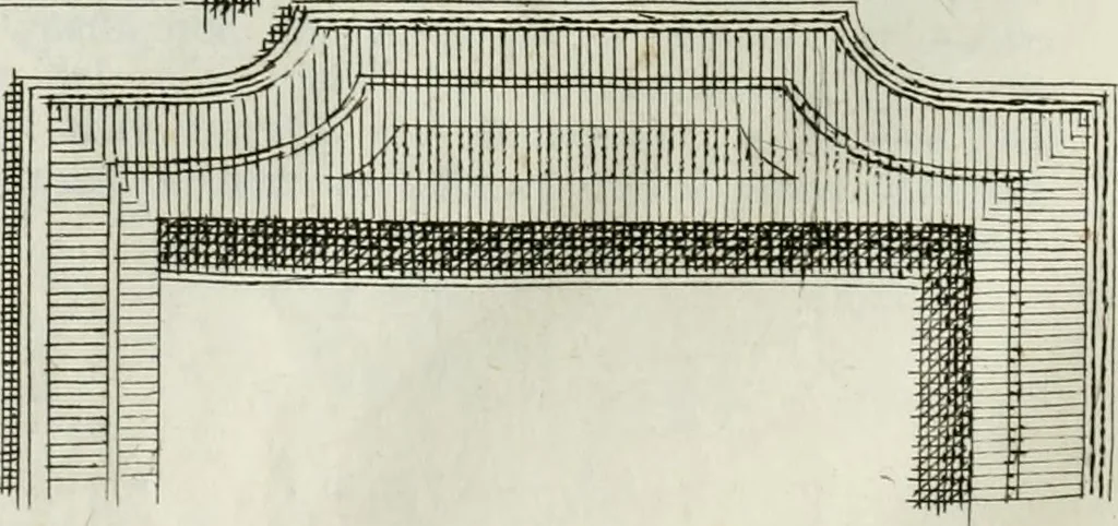 An illustration from Osservazioni di Antonio Visentini, architetto veneto, che servono di continuazione al Trattato di Teofilo Gallaccini sopra gli errori degli architetti, 1771, leaf 65