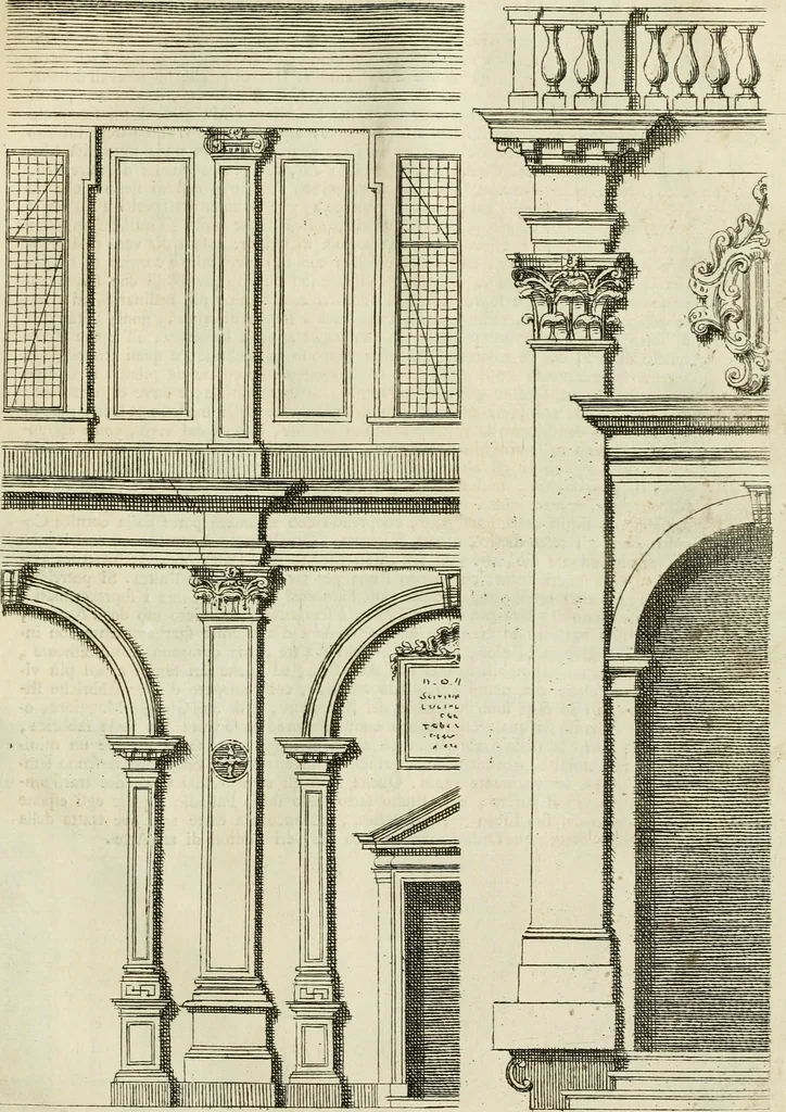 An illustration from Osservazioni di Antonio Visentini, architetto veneto, che servono di continuazione al Trattato di Teofilo Gallaccini sopra gli errori degli architetti, 1771, leaf 80