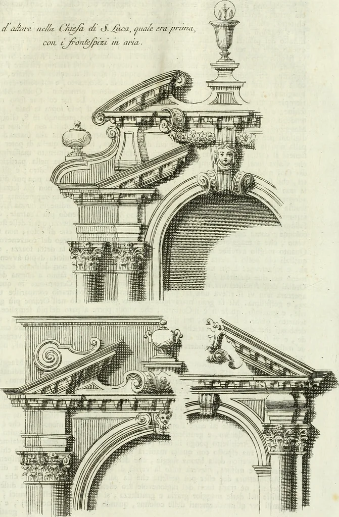An illustration from Osservazioni di Antonio Visentini, architetto veneto, che servono di continuazione al Trattato di Teofilo Gallaccini sopra gli errori degli architetti, 1771, leaf 84