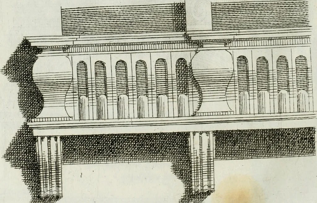 An illustration from Osservazioni di Antonio Visentini, architetto veneto, che servono di continuazione al Trattato di Teofilo Gallaccini sopra gli errori degli architetti, 1771, leaf 89