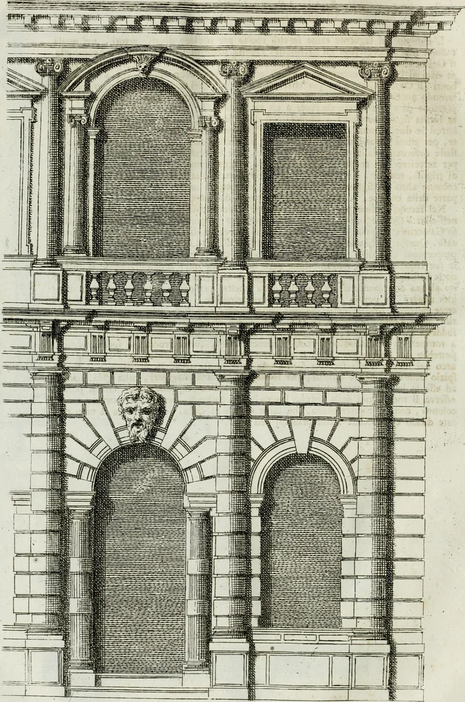 An illustration from Osservazioni di Antonio Visentini, architetto veneto, che servono di continuazione al Trattato di Teofilo Gallaccini sopra gli errori degli architetti, 1771, leaf 91