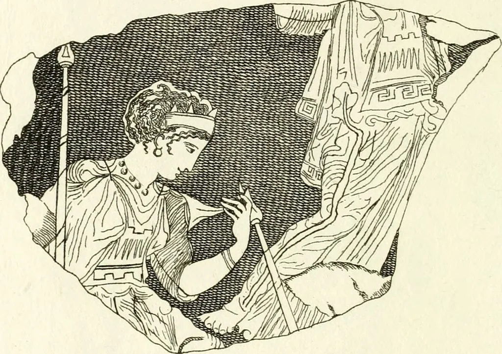 An illustration from Osservazioni di Ottavio Bocchi gentiluomo adriese sopra un antico teatro scoperto in Adria : agli eruditissimi Signori Accademici della nobile Accademia Etrusca dell'antichissima città di Cortona, 1739, leaf 43