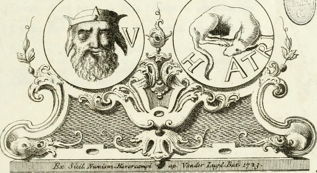 An illustration from Osservazioni di Ottavio Bocchi gentiluomo adriese sopra un antico teatro scoperto in Adria : agli eruditissimi Signori Accademici della nobile Accademia Etrusca dell'antichissima città di Cortona, 1739, leaf 6