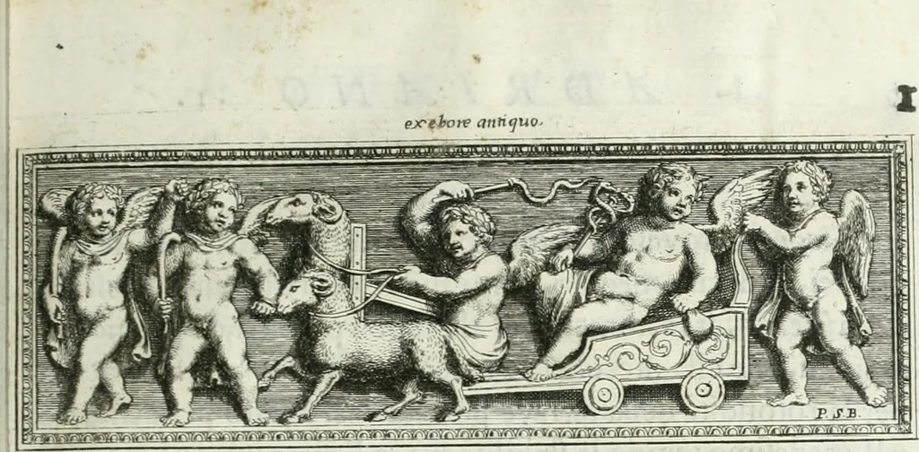 An illustration from Osservazioni istoriche sopra alcuni medaglioni antichi, 1698, leaf 102