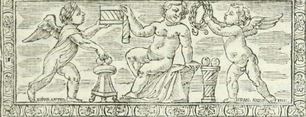 An illustration from Osservazioni istoriche sopra alcuni medaglioni antichi, 1698, leaf 14