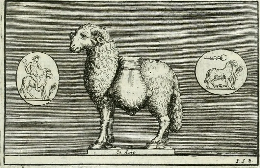 An illustration from Osservazioni istoriche sopra alcuni medaglioni antichi, 1698, leaf 142