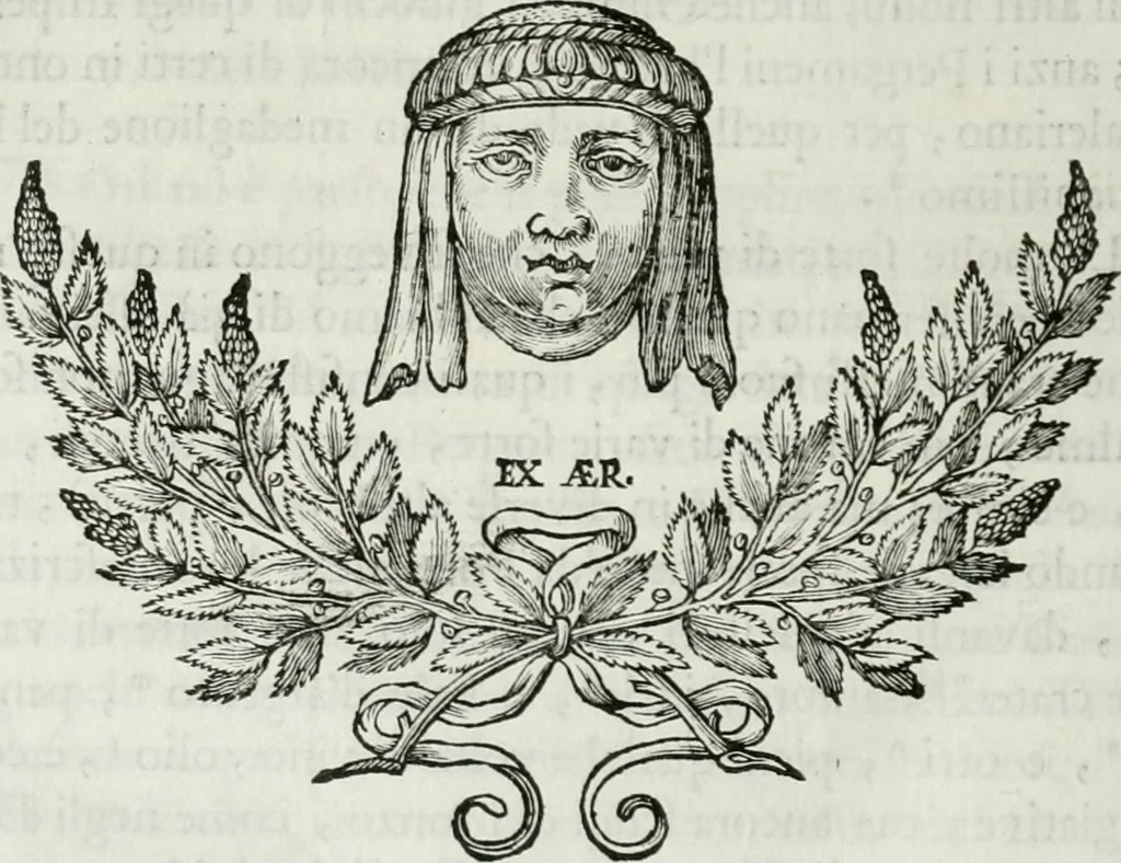 An illustration from Osservazioni istoriche sopra alcuni medaglioni antichi, 1698, leaf 421