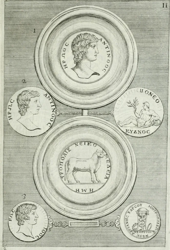 An illustration from Osservazioni istoriche sopra alcuni medaglioni antichi, 1698, leaf 44