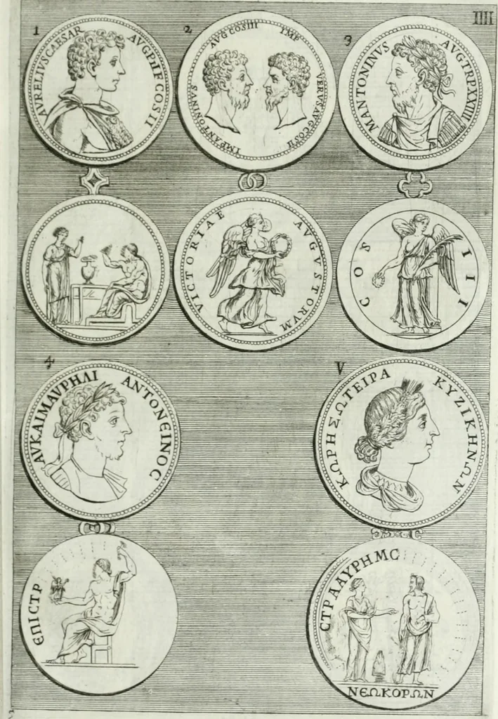 An illustration from Osservazioni istoriche sopra alcuni medaglioni antichi, 1698, leaf 50