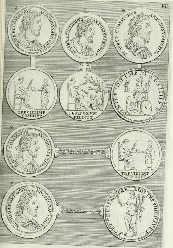 An illustration from Osservazioni istoriche sopra alcuni medaglioni antichi, 1698, leaf 54