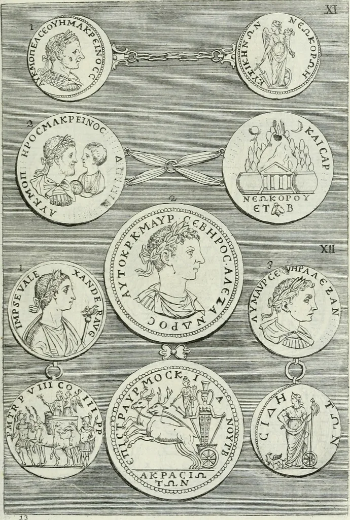 An illustration from Osservazioni istoriche sopra alcuni medaglioni antichi, 1698, leaf 66