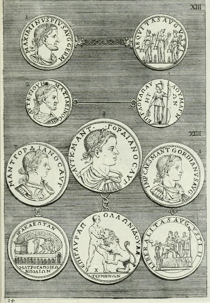 An illustration from Osservazioni istoriche sopra alcuni medaglioni antichi, 1698, leaf 68