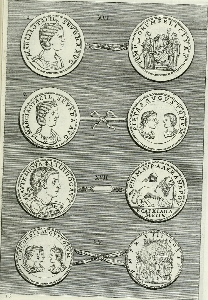 An illustration from Osservazioni istoriche sopra alcuni medaglioni antichi, 1698, leaf 72