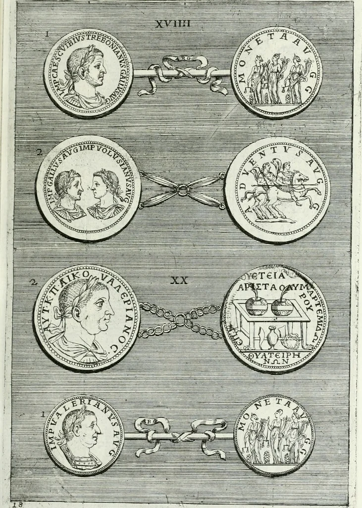 An illustration from Osservazioni istoriche sopra alcuni medaglioni antichi, 1698, leaf 76