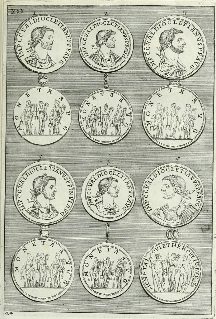 An illustration from Osservazioni istoriche sopra alcuni medaglioni antichi, 1698, leaf 88