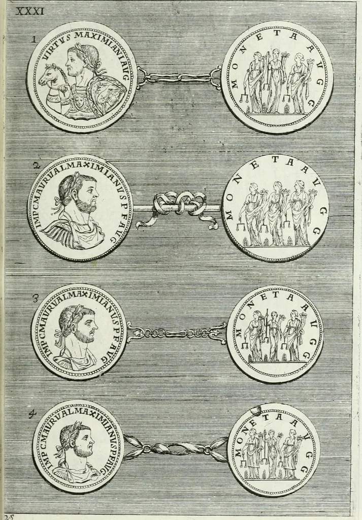 An illustration from Osservazioni istoriche sopra alcuni medaglioni antichi, 1698, leaf 90