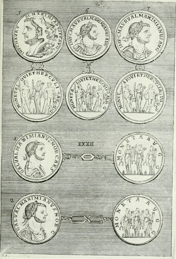 An illustration from Osservazioni istoriche sopra alcuni medaglioni antichi, 1698, leaf 92
