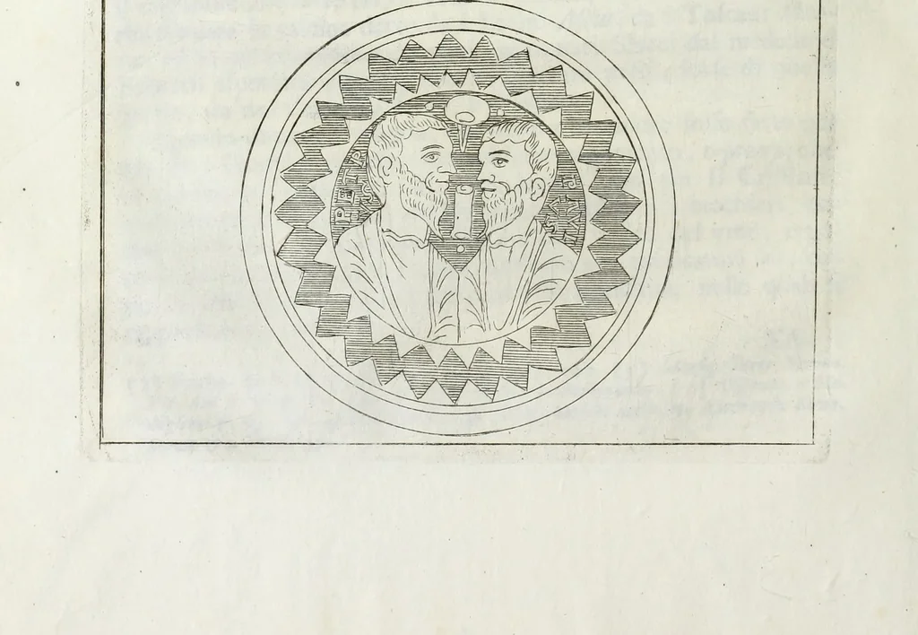 An illustration from Osservazioni sopra alcuni frammenti di vasi antichi di vetro ornati di figure trovati ne'cimiteri di Roma, 1716, leaf 133