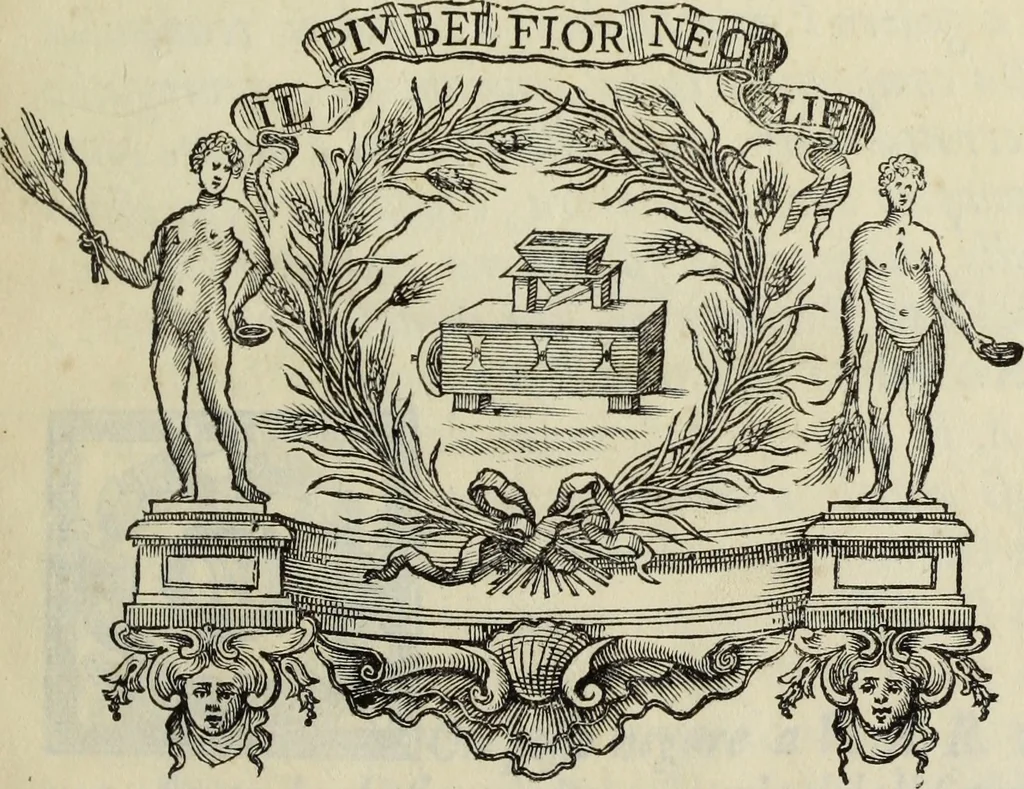 An illustration from Osservazioni sopra alcuni frammenti di vasi antichi di vetro ornati di figure trovati ne'cimiteri di Roma, 1716, leaf 6