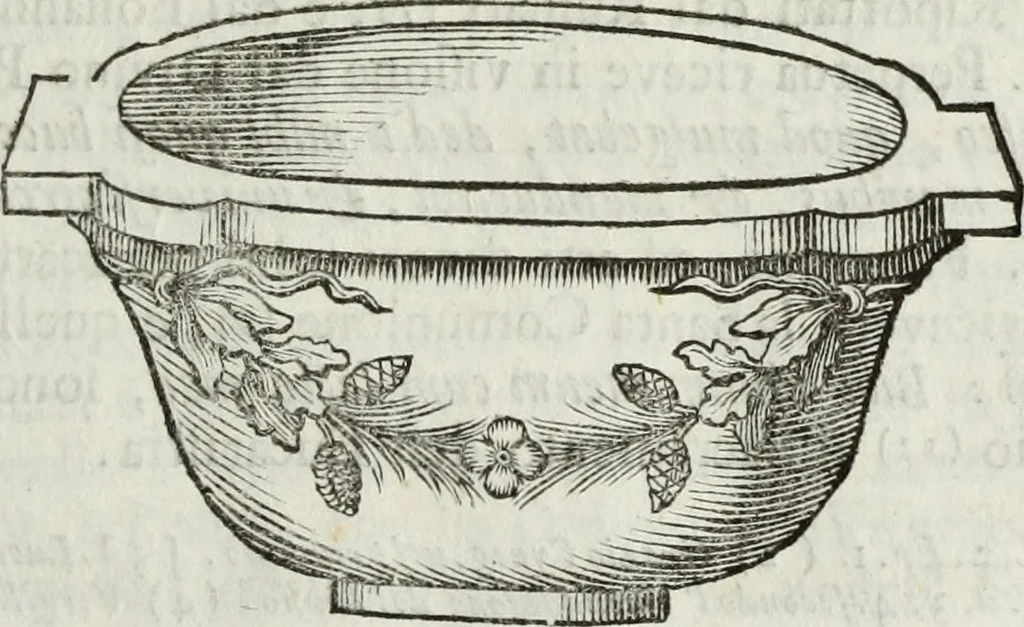 An illustration from Osservazioni sopra alcuni frammenti di vasi antichi di vetro ornati di figure trovati ne'cimiteri di Roma, 1716, leaf 80