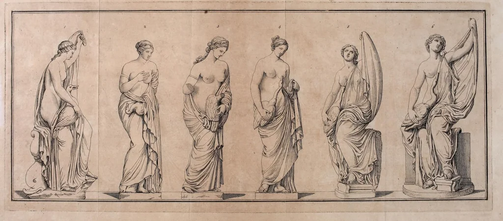 An illustration from Osservazioni sui monumenti delle belle arti che rappresentano Leda, 1802, leaf 37