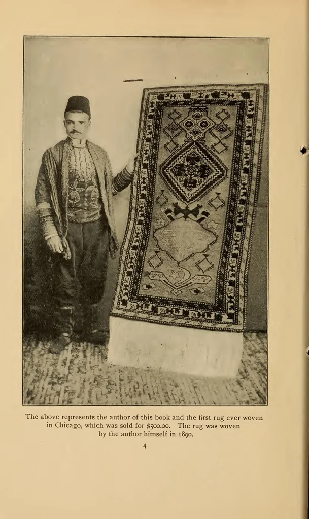 An illustration from Art Panels from the Hand Looms of the Far Orient, 1902, leaf 6