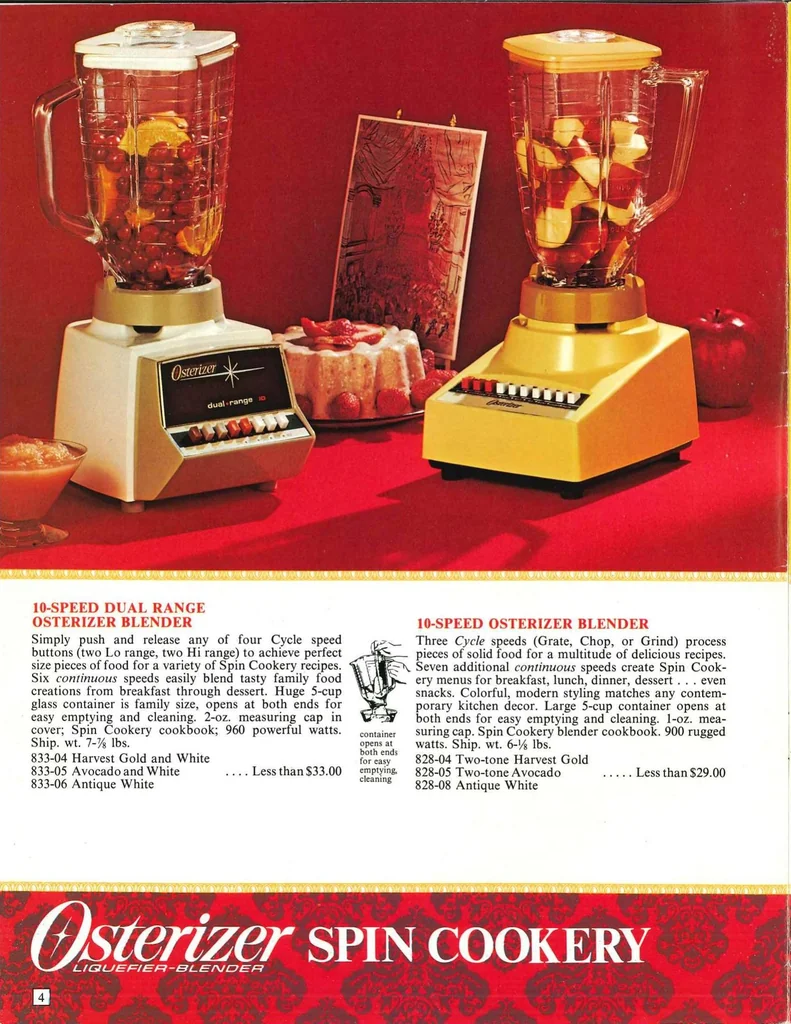 An illustration from Oster Kitchen Appliances 1972, 1972, leaf 3