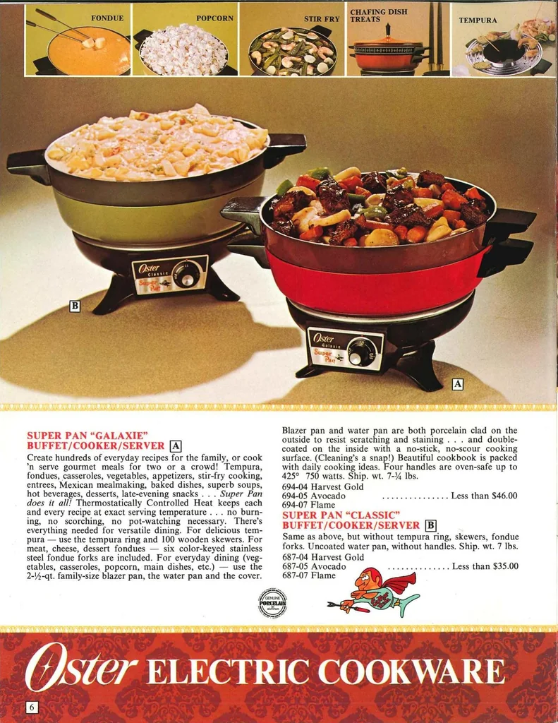 An illustration from Oster Kitchen Appliances 1972, 1972, leaf 5