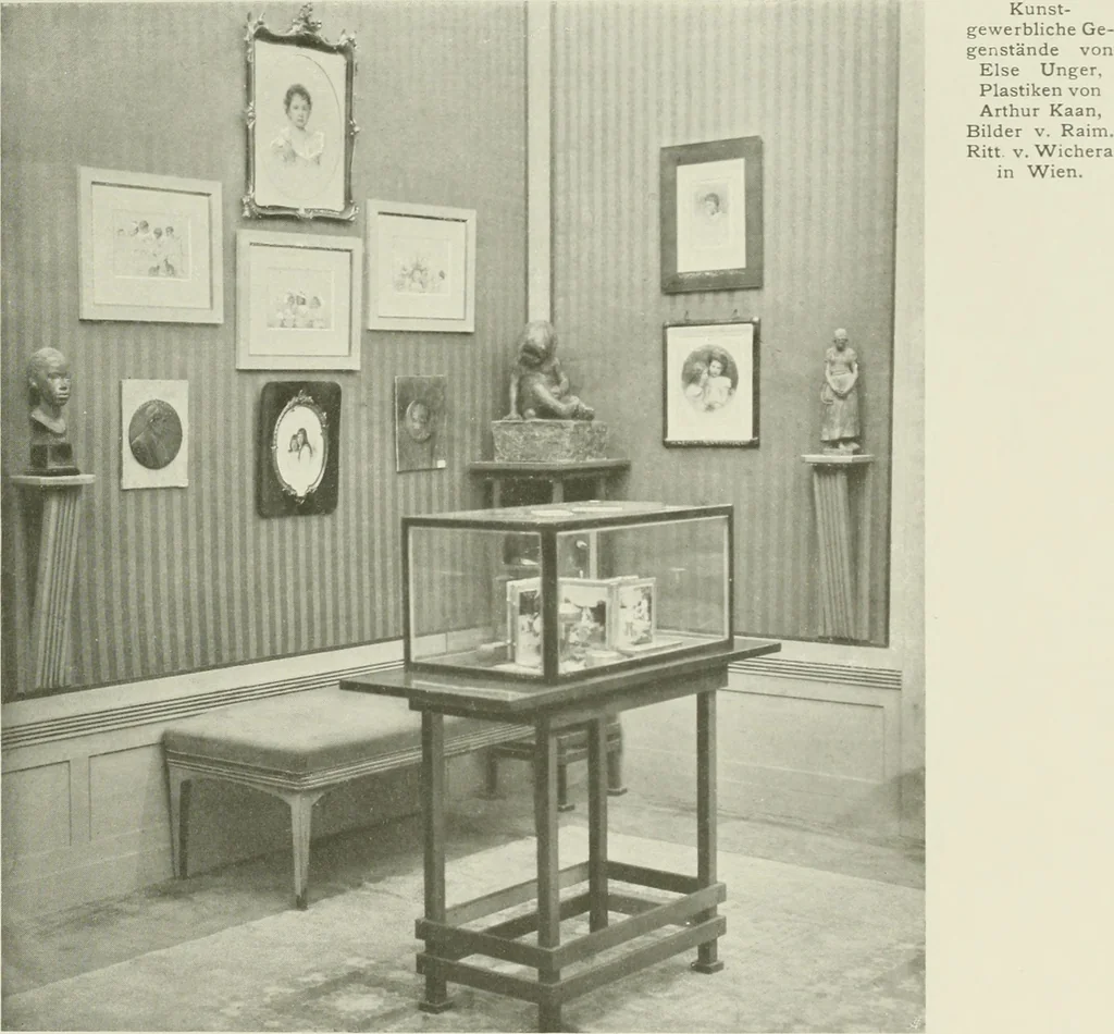 An illustration from Österreich auf der Internationalen Wissenschaftlichen und Gewerblichen Ausstellung 'Die Kinderwelt' in St. Petersburg, 1903/1904 : Bericht der Österr. Kommission, 1904, leaf 114
