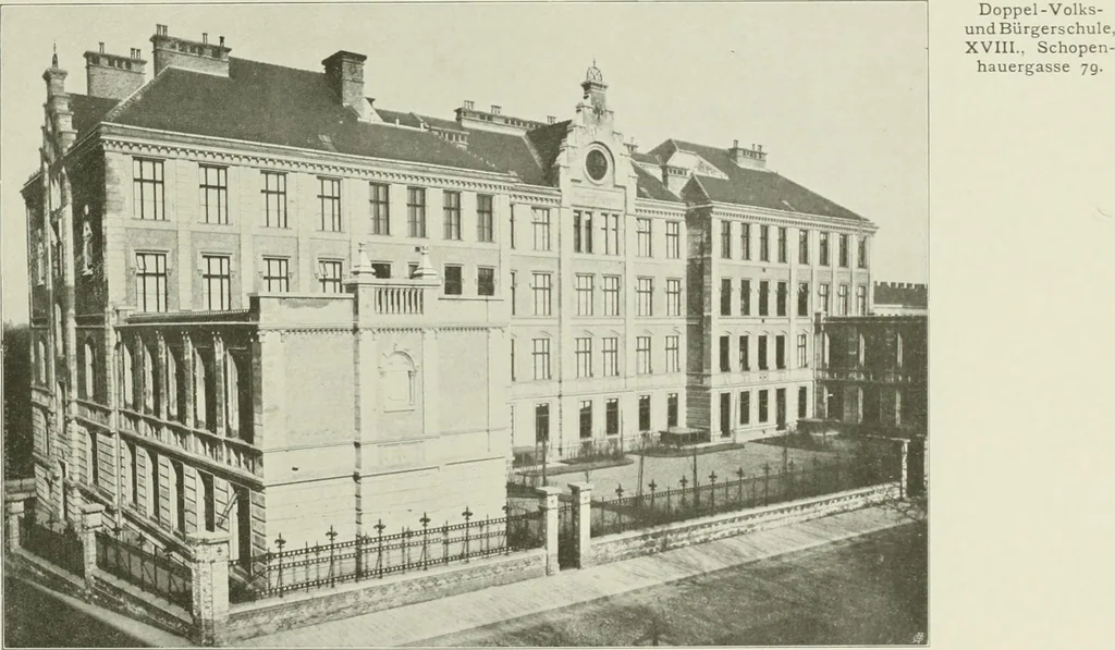 An illustration from Österreich auf der Internationalen Wissenschaftlichen und Gewerblichen Ausstellung 'Die Kinderwelt' in St. Petersburg, 1903/1904 : Bericht der Österr. Kommission, 1904, leaf 144