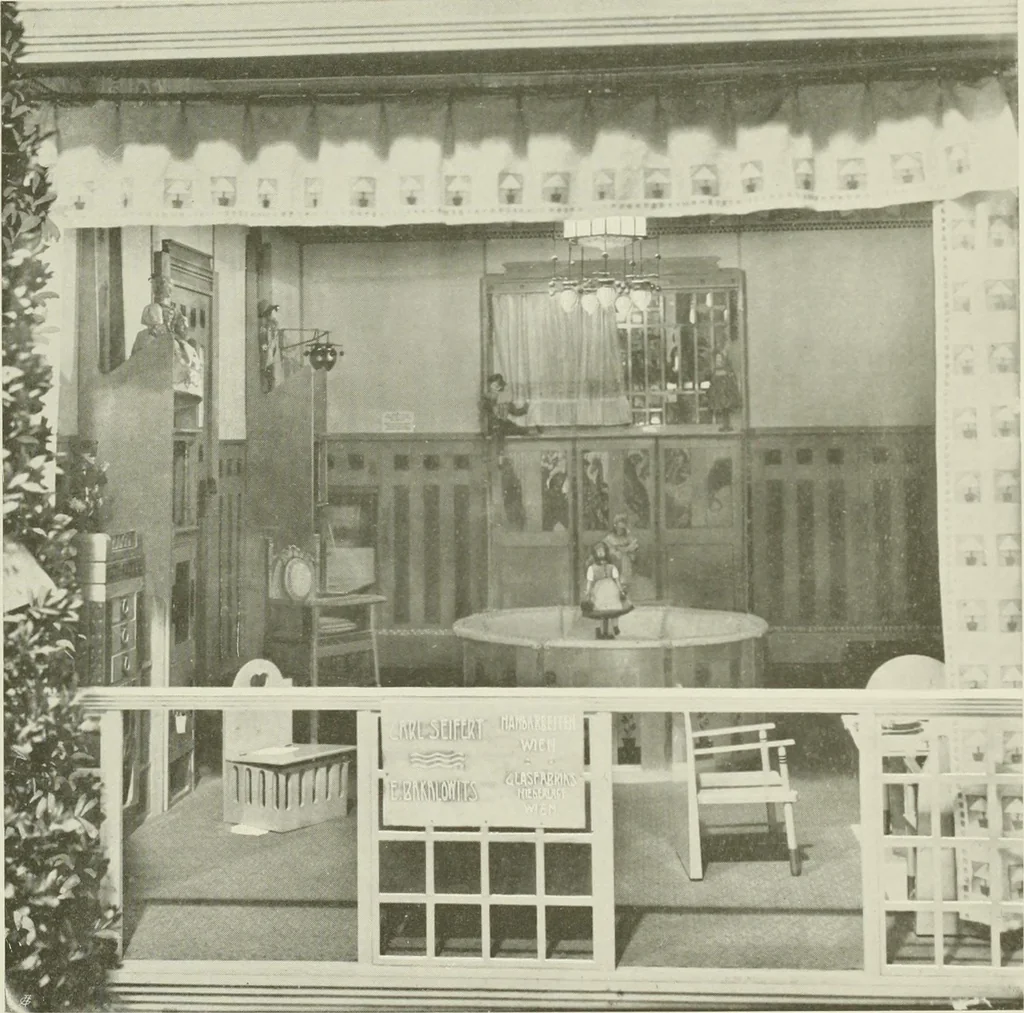 An illustration from Österreich auf der Internationalen Wissenschaftlichen und Gewerblichen Ausstellung 'Die Kinderwelt' in St. Petersburg, 1903/1904 : Bericht der Österr. Kommission, 1904, leaf 194