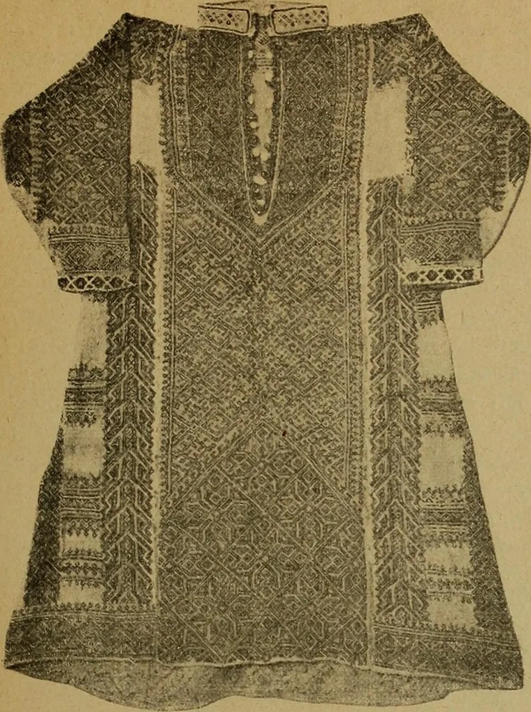 An illustration from Osztyák himzések = Ostjakische Stickereien, 1921, leaf 10