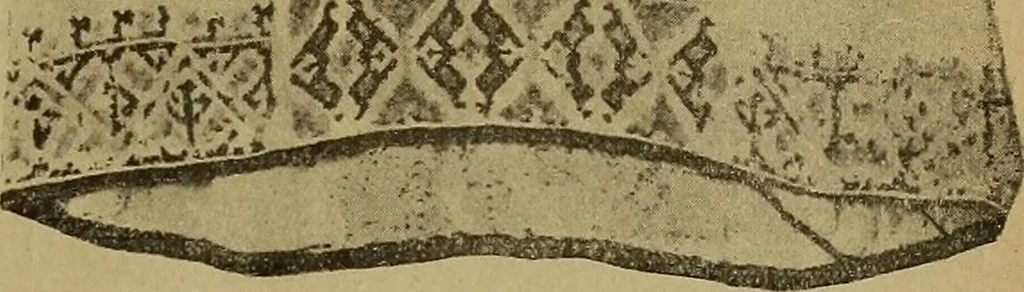 An illustration from Osztyák himzések = Ostjakische Stickereien, 1921, leaf 10