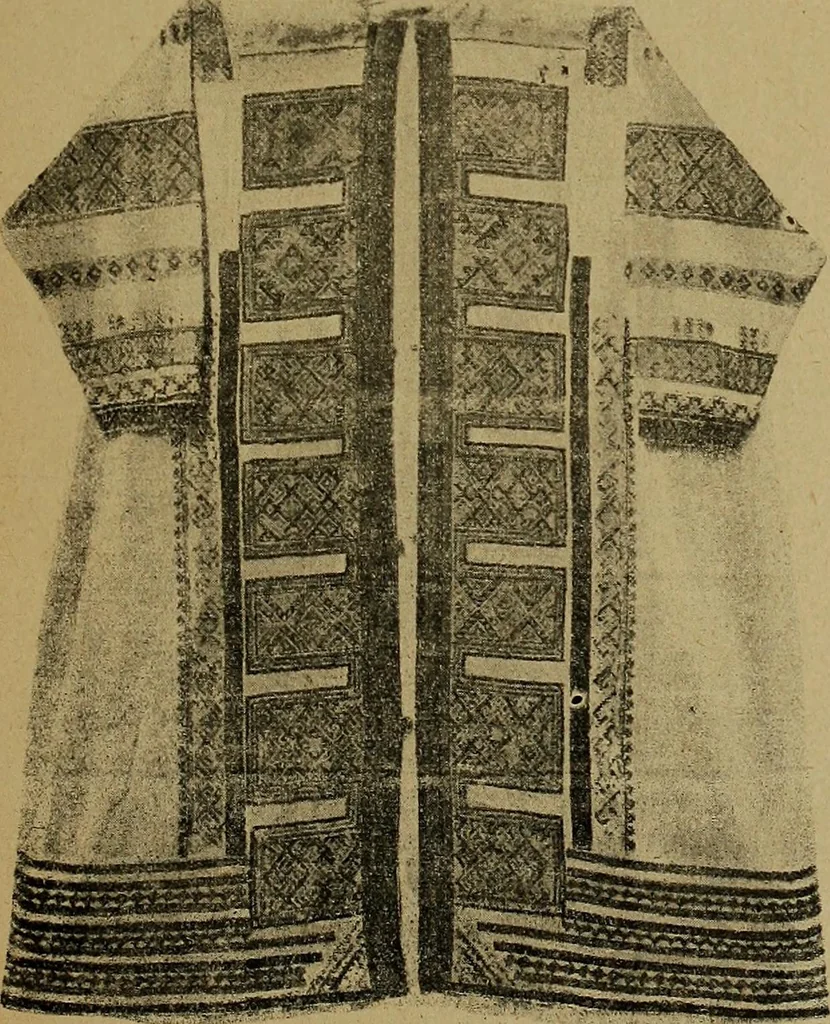 An illustration from Osztyák himzések = Ostjakische Stickereien, 1921, leaf 10