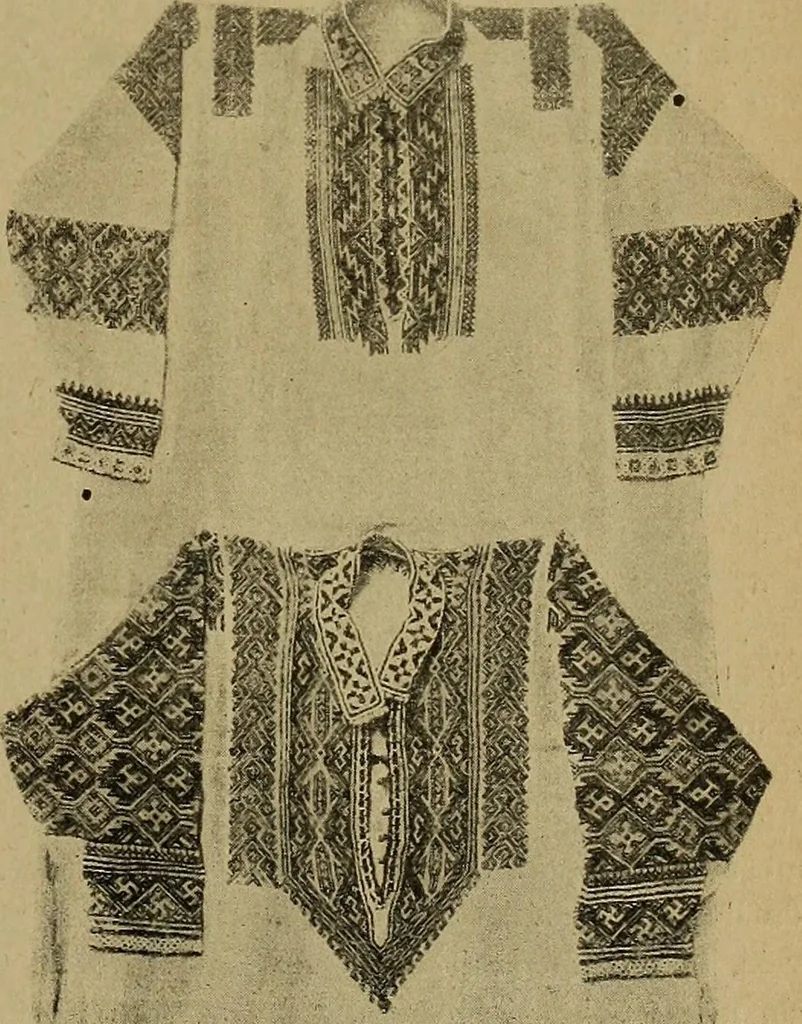 An illustration from Osztyák himzések = Ostjakische Stickereien, 1921, leaf 10