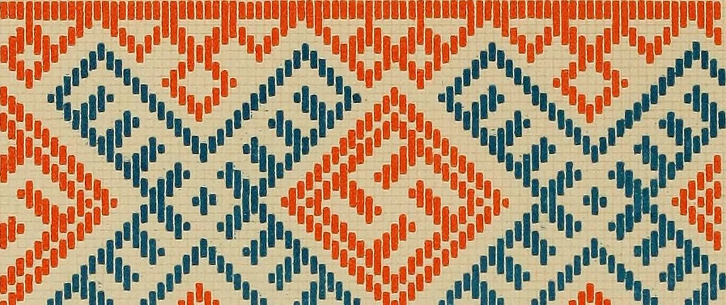 An illustration from Osztyák himzések = Ostjakische Stickereien, 1921, leaf 33